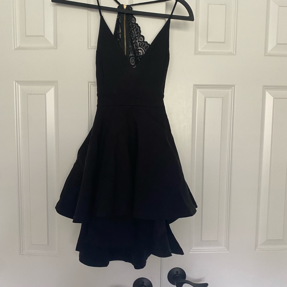 Windsor Black Skater Dress
